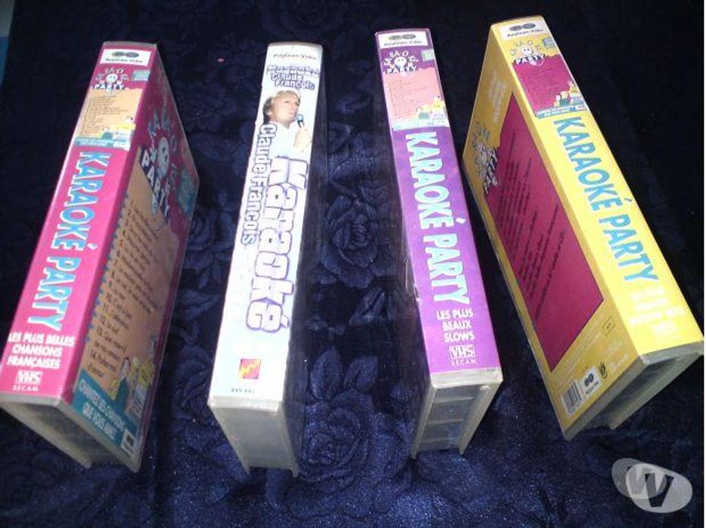 DVD occasion Var Bormes les Mimosas - 83230 - Photos Vivastreet COLLECTOR ! KARAOKÉ - LOT de 4 K7 VHS originales 