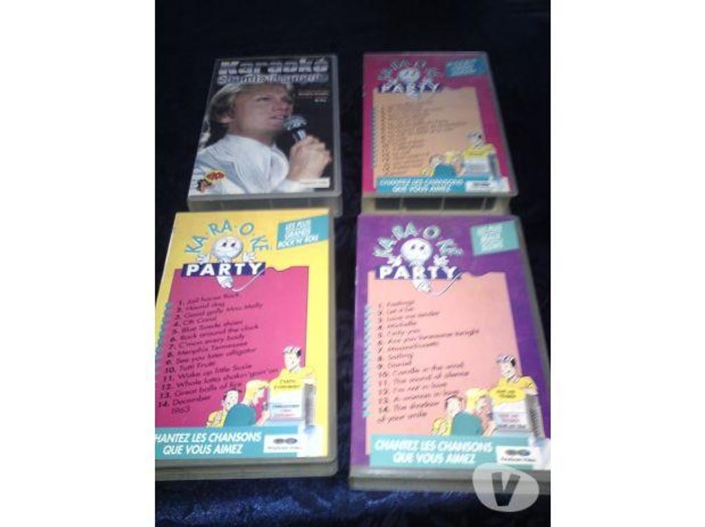 DVD occasion Var Bormes les Mimosas - 83230 - Photos Vivastreet COLLECTOR ! KARAOKÉ - LOT de 4 K7 VHS originales 