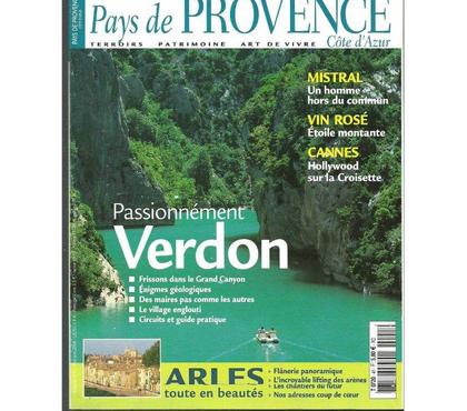 Livres occasion Montauban Tarn-et-Garonne - Photos Vivastreet PAYS de PROVENCE n° 41 de mai 2004 : Verdon : géologie