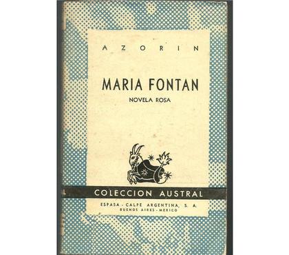 Livres occasion Montauban Tarn-et-Garonne - Photos Vivastreet MARIA FONTAN par AZORIN (en espagnol)