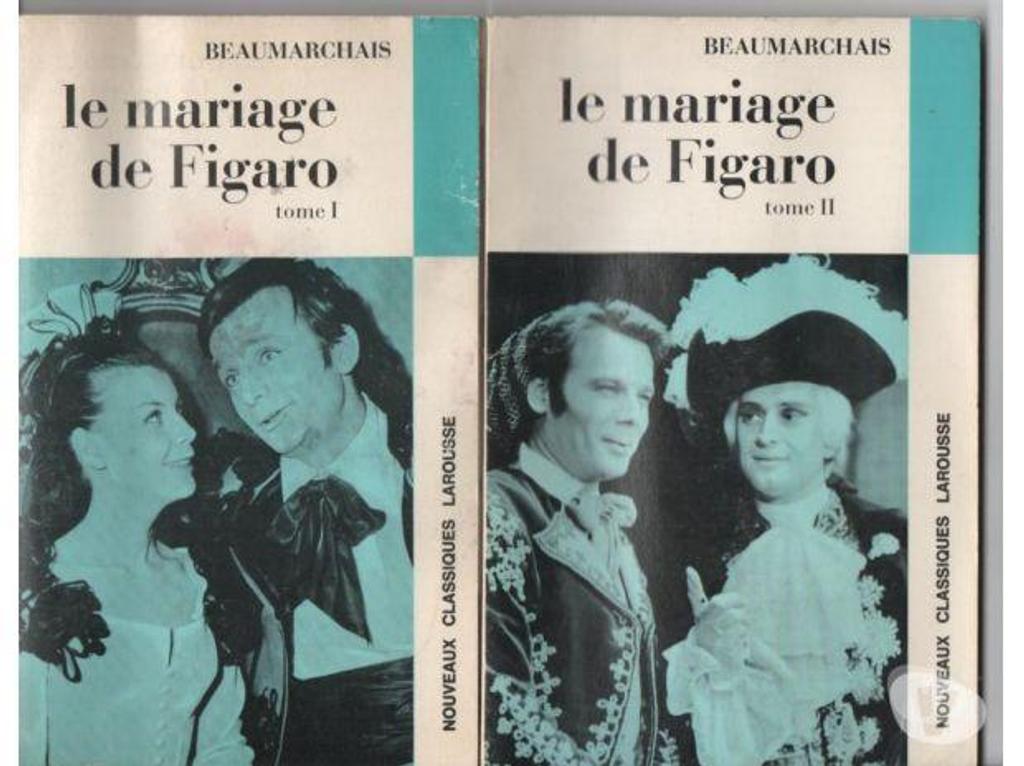 Livres occasion Tarn-et-Garonne Montauban - 82000 - Photos Vivastreet BEAUMARCHAIS Le mariage de Figaro - 2 tomes