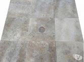 Travertin classique 40,6x40,6x2 cm rustique 28€ HT m²