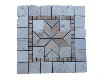 Bricolage - Jardin - Outillage Lancon Provence Bouches-du-Rhône - Photos Vivastreet Travertin rosace 30,5 x 30,5 cm Rustique 25€ HT/pièce