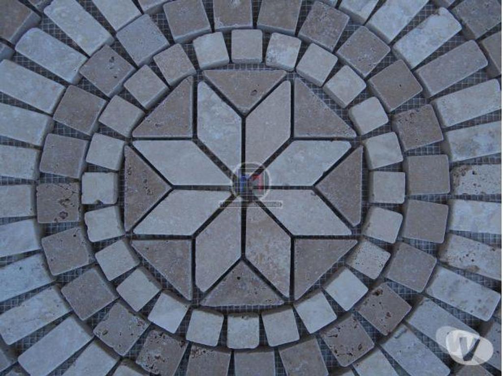  Bouches-du-Rhône Lancon Provence - 13680 - Photos Vivastreet Travertin Mixte Rosaces 91,5 x 91,5 cm Antique 1'Choix 125HT