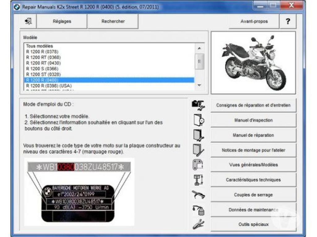 Pièces et services moto Ardèche Bourg St Andeol - 07700 - Photos Vivastreet BMW R 1200 xx Street - 2011 - Fr.