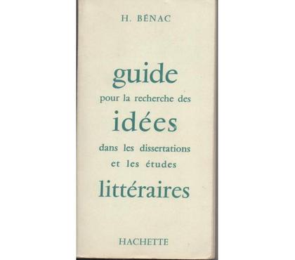 Livres occasion Montauban Tarn-et-Garonne - Photos Vivastreet H BENAC Guide pour la recherche des idées dans les dissertat