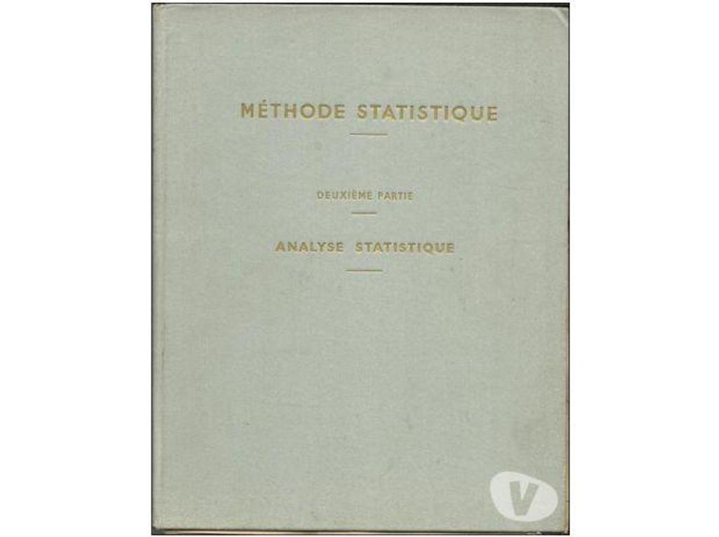 Livres occasion Tarn-et-Garonne Montauban - 82000 - Photos Vivastreet INSEE Methode statistique- 2e partie