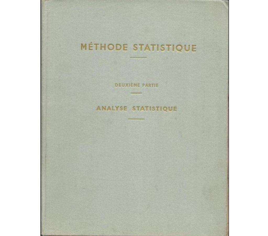 Livres occasion Tarn-et-Garonne Montauban - 82000 - Photos Vivastreet INSEE Methode statistique- 2e partie