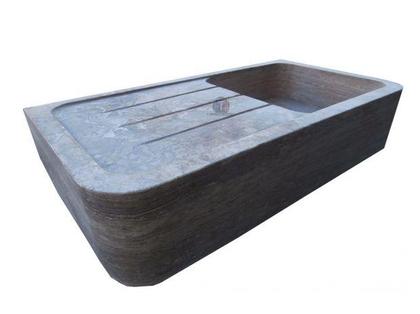 Bricolage - Jardin - Outillage Lancon Provence Bouches-du-Rhône - Photos Vivastreet Travertin Noce Évier Égouttoir 1 Bac Rond 90x46 cm 550€ HT