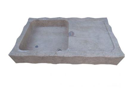 Bricolage - Jardin - Outillage Lancon Provence Bouches-du-Rhône - Photos Vivastreet Travertin Noce Clair Évier 1 Bac 100 x 60 x 15 cm 700€ HT