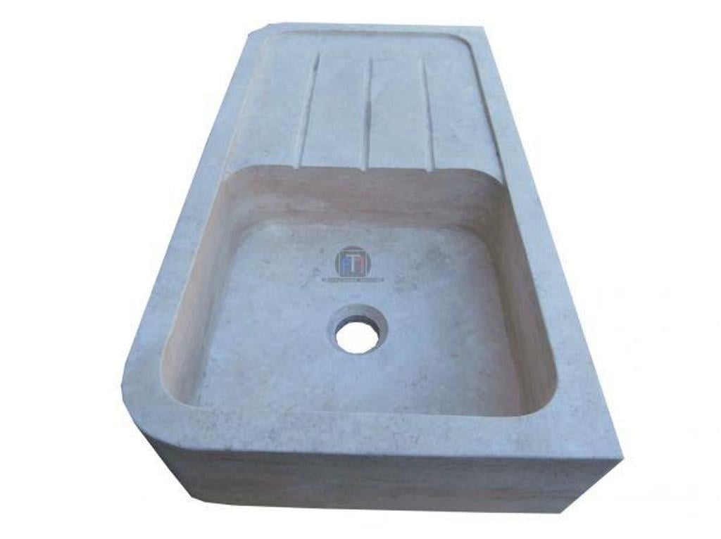  Bouches-du-Rhône Lancon Provence - 13680 - Photos Vivastreet Travertin Beige Évier Égouttoir 1 Bac 90x45x18cm 500€ HT