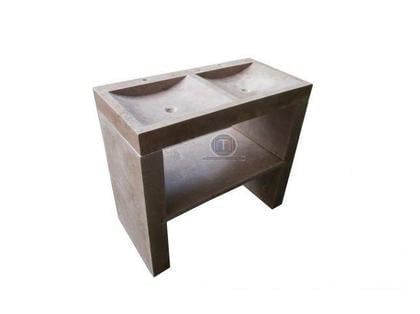 Bricolage - Jardin - Outillage Lancon Provence Bouches-du-Rhône - Photos Vivastreet Travertin Noce Marron Evier 2 Bac Sur Pieds 1050€ HT/ Lot