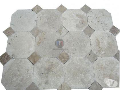 Bricolage - Jardin - Outillage Lancon Provence Bouches-du-Rhône - Photos Vivastreet Travertin Classique et Noce Hexagone 30,5x30,5x1cm 75€ HT/m²