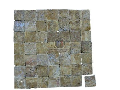 Bricolage - Jardin - Outillage Lancon Provence Bouches-du-Rhône - Photos Vivastreet Travertin Jaune 10x10x1 cm Rustique Antique 29€ HT/m²