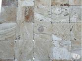 Travertin Leonardo 10x10x1 cm Antique Rustique