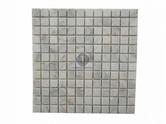 Marbre Blanc 2,3x2,3cm Antique 1'Choix Mosaïque 7€ HT plaque