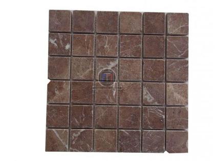Bricolage - Jardin - Outillage Lancon Provence Bouches-du-Rhône - Photos Vivastreet Marbre Rouge Mosaique 4,8x4,8 cm Rustique 5 € HT/plaque
