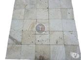 Travertin Ivoire 15x15x1 cm Antique Rustique 