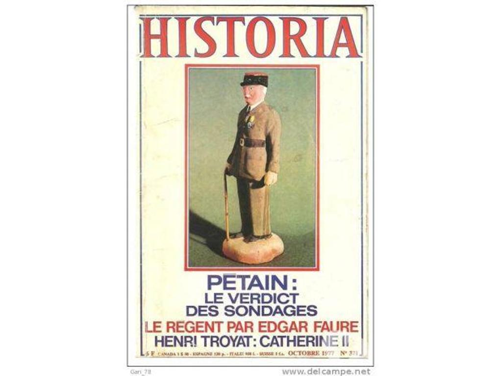Livres occasion Tarn-et-Garonne Montauban - 82000 - Photos Vivastreet Revue HISTORIA N° 371 Octobre 1977 PETAIN
