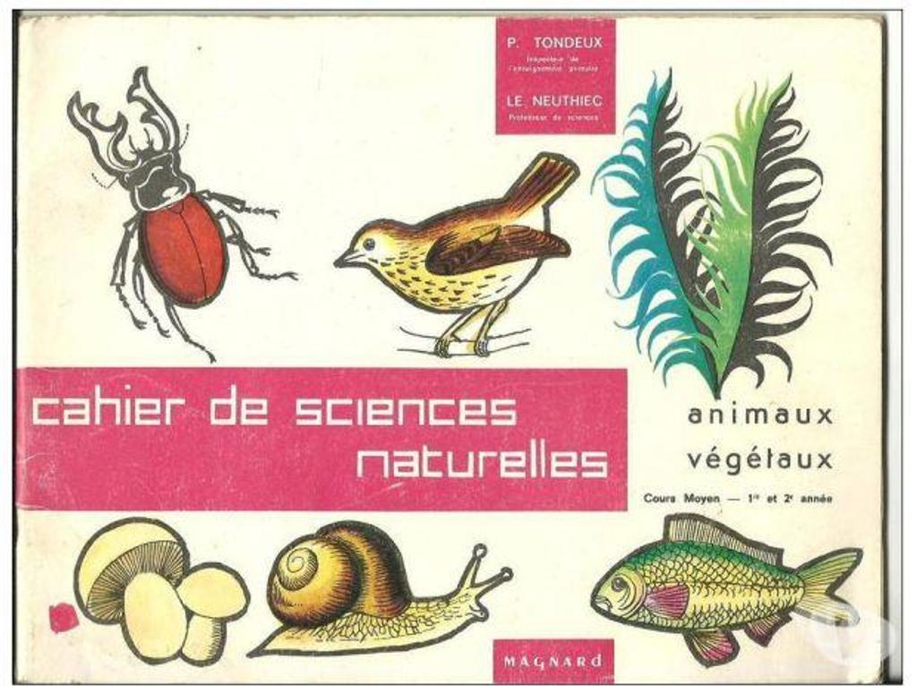 Livres occasion Tarn-et-Garonne Montauban - 82000 - Photos Vivastreet Cahier de sciences naturelles - cours moyen