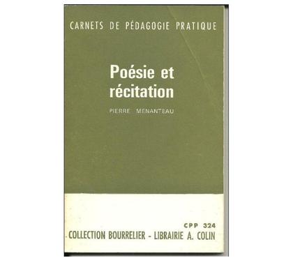 Livres occasion Montauban Tarn-et-Garonne - Photos Vivastreet Pierre MENANTEAU Poésie et récitation