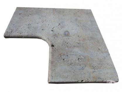 Bricolage - Jardinage Lancon Provence Bouches-du-Rhône - Photos Vivastreet Travertin Margelle Angle Rentrant 61x61x3 cm 1'choix 60€ HT