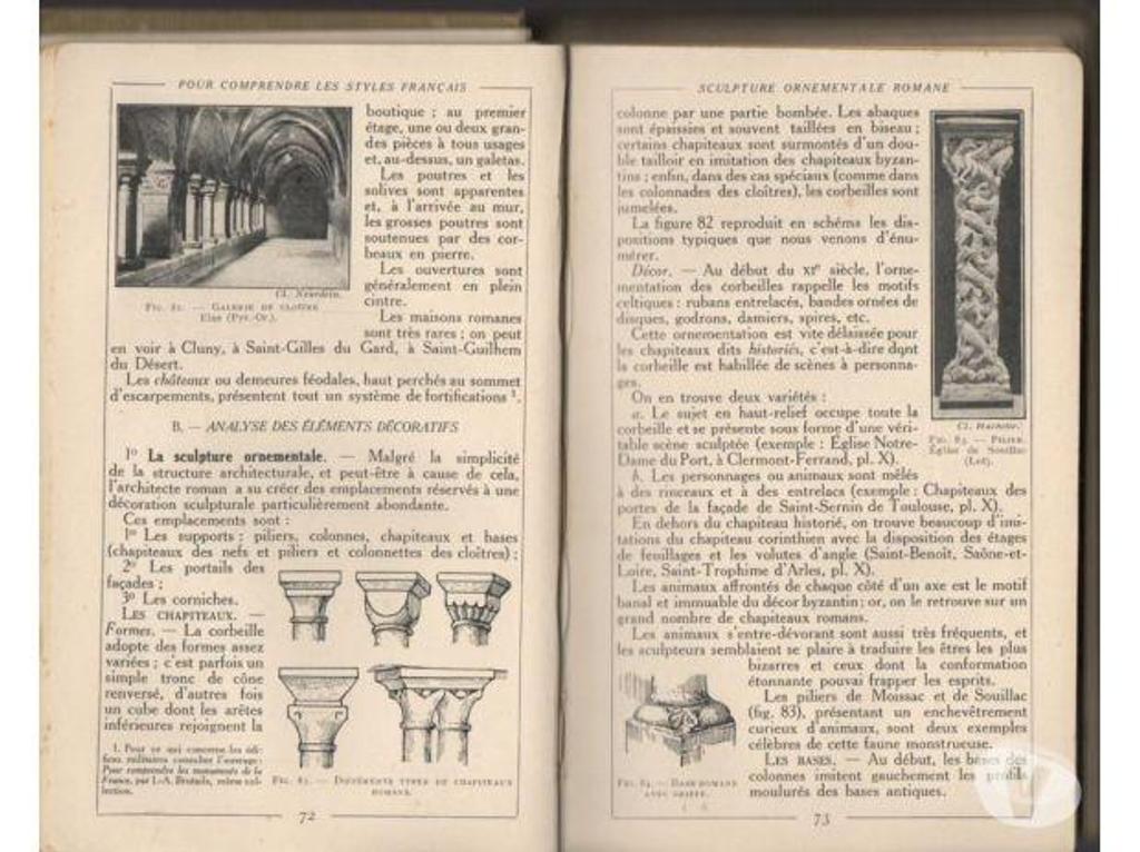 Livres occasion Tarn-et-Garonne Montauban - 82000 - Photos Vivastreet J. GAUTHIER Pour comprendre les styles français