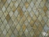 Travertin Jaune Or Mosaique Losange 