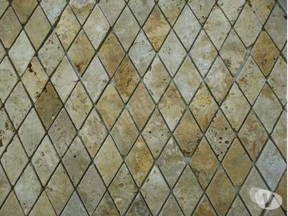 Bricolage - Jardin - Outillage Forcalqueiret Var - Photos Vivastreet Travertin Jaune Or Mosaique Losange