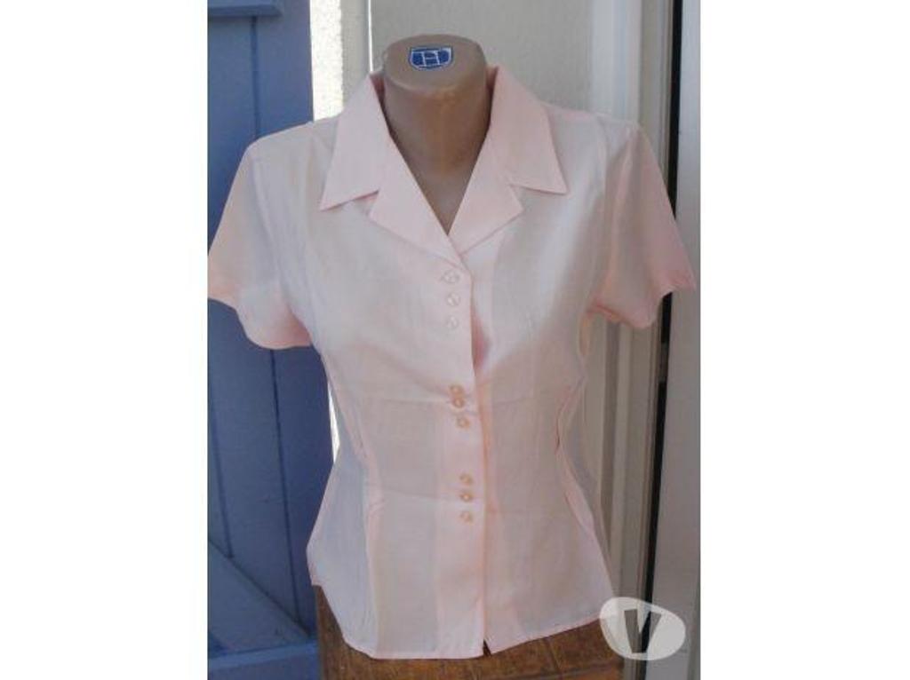 Vêtements occasion Tarn-et-Garonne Montauban - 82000 - Photos Vivastreet Chemisier saumon Taille 36 Cafe Théâtre