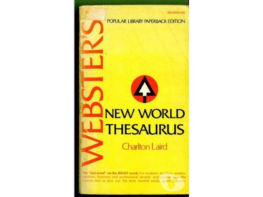 Livres occasion Tarn-et-Garonne Montauban - 82000 - Photos Vivastreet Charlton LAIRD New World Thesaurus (en anglais)