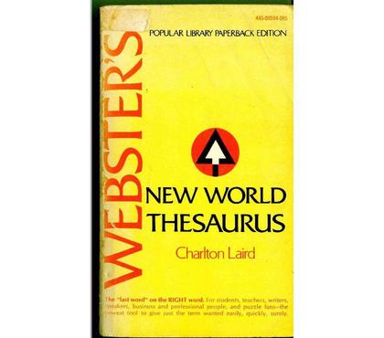 Livres occasion Montauban Tarn-et-Garonne - Photos Vivastreet Charlton LAIRD New World Thesaurus (en anglais)
