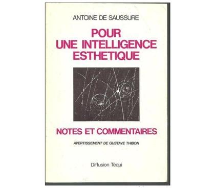 Livres occasion Montauban Tarn-et-Garonne - Photos Vivastreet Antoine de SAUSSURE Pour une intelligence esthetique