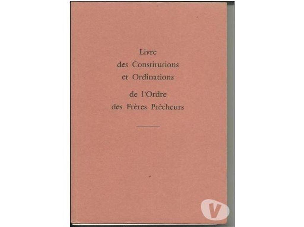 Livres occasion Tarn-et-Garonne Montauban - 82000 - Photos Vivastreet Livre des constitutions et ordinations de l'Ordre des frères