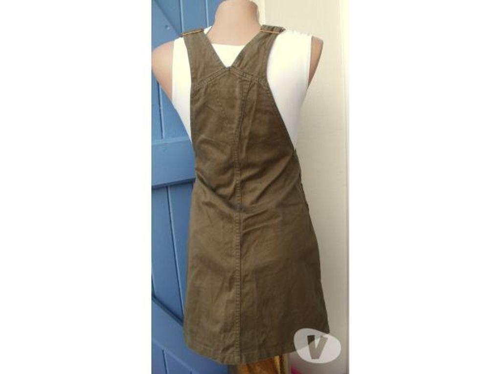 Vêtements occasion Tarn-et-Garonne Montauban - 82000 - Photos Vivastreet Robe salopette Taille 34 ETAM, vert kakie