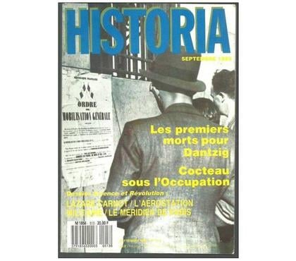 Livres occasion Montauban Tarn-et-Garonne - Photos Vivastreet HISTORIA N° 513 septembre 1989 Dantzig Cocteau Lazare Ca