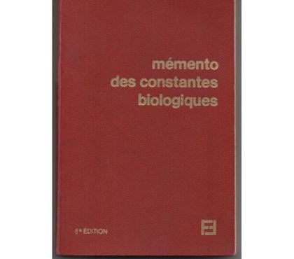 Livres occasion Montauban Tarn-et-Garonne - Photos Vivastreet Memento des constantes biologiques Labo FOURNIER