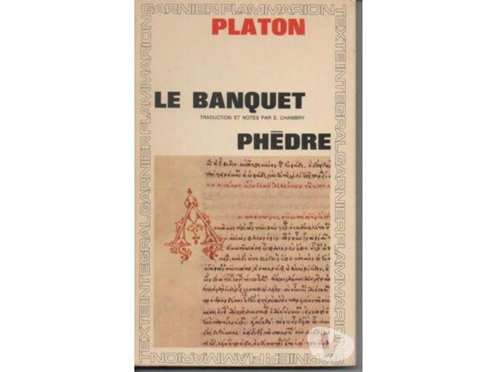 Livres occasion Tarn-et-Garonne Montauban - 82000 - Photos Vivastreet PLATON : LE BANQUET et PHEDRE Editions GARNIER