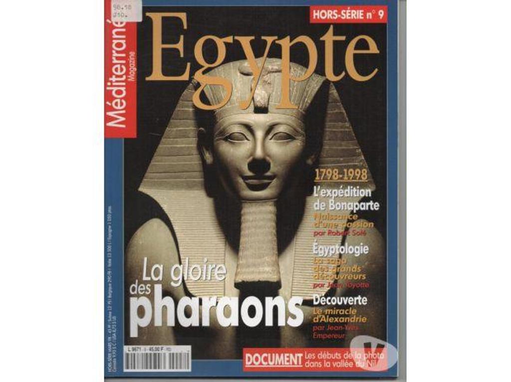 Livres occasion Tarn-et-Garonne Montauban - 82000 - Photos Vivastreet Mediterranee magazine Hors série n° 9 de mars 1998 EGYPTE