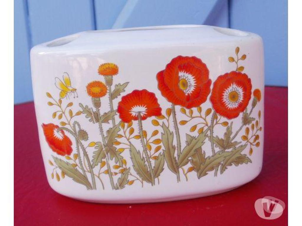 Décoration - art Tarn-et-Garonne Montauban - 82000 - Photos Vivastreet Porte brosse à dents en céramique motif coquelicot