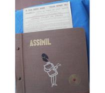 Classeur 11 disques 45 T ASSIMIL ENGLISH WITHOUT TOIL