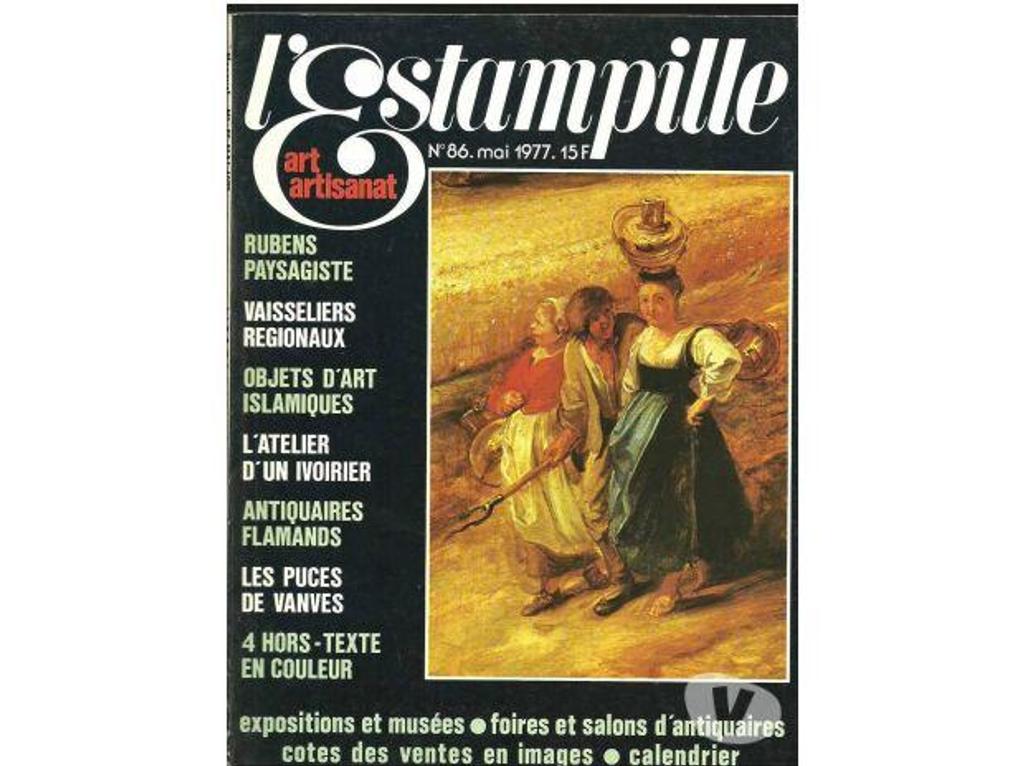 Livres occasion Tarn-et-Garonne Montauban - 82000 - Photos Vivastreet L'Estampille n° 86 mai 1977 Rubens paysagiste 