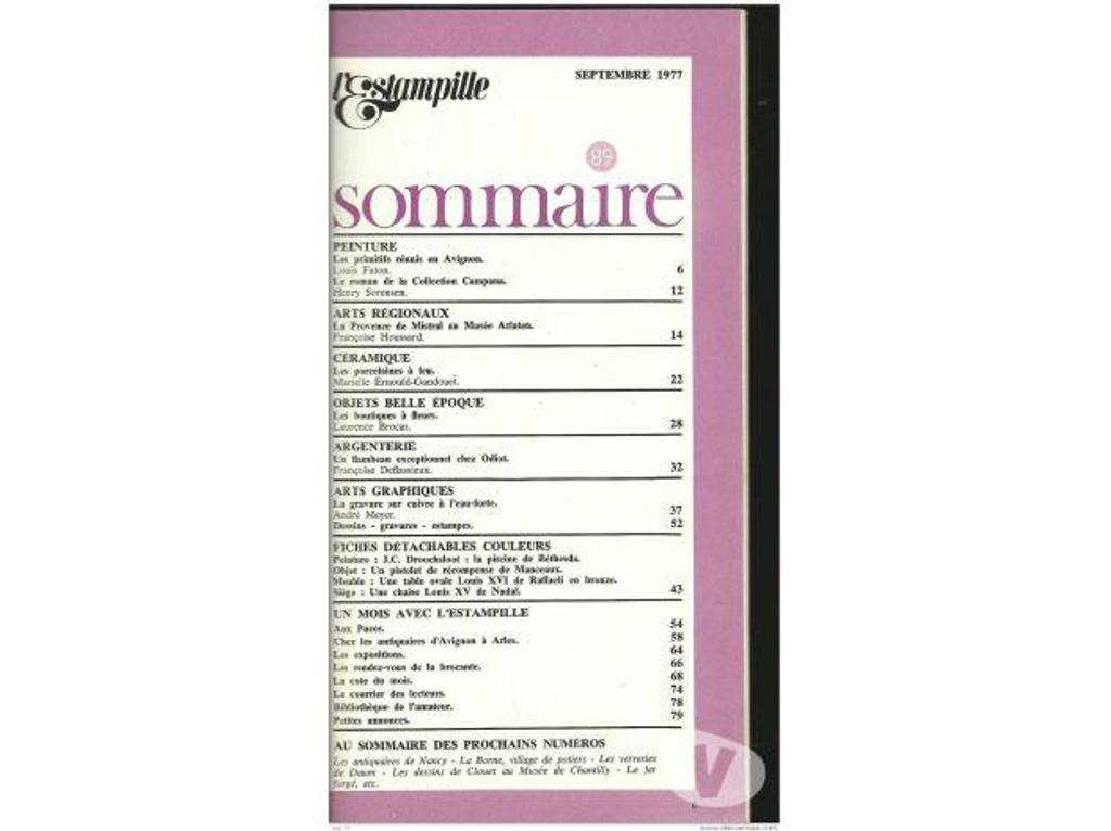 Livres occasion Tarn-et-Garonne Montauban - 82000 - Photos Vivastreet L'Estampille n° 86 mai 1977 Rubens paysagiste 