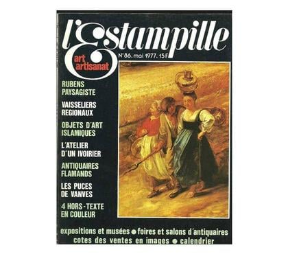Livres occasion Montauban Tarn-et-Garonne - Photos Vivastreet L'Estampille n° 86 mai 1977 Rubens paysagiste 