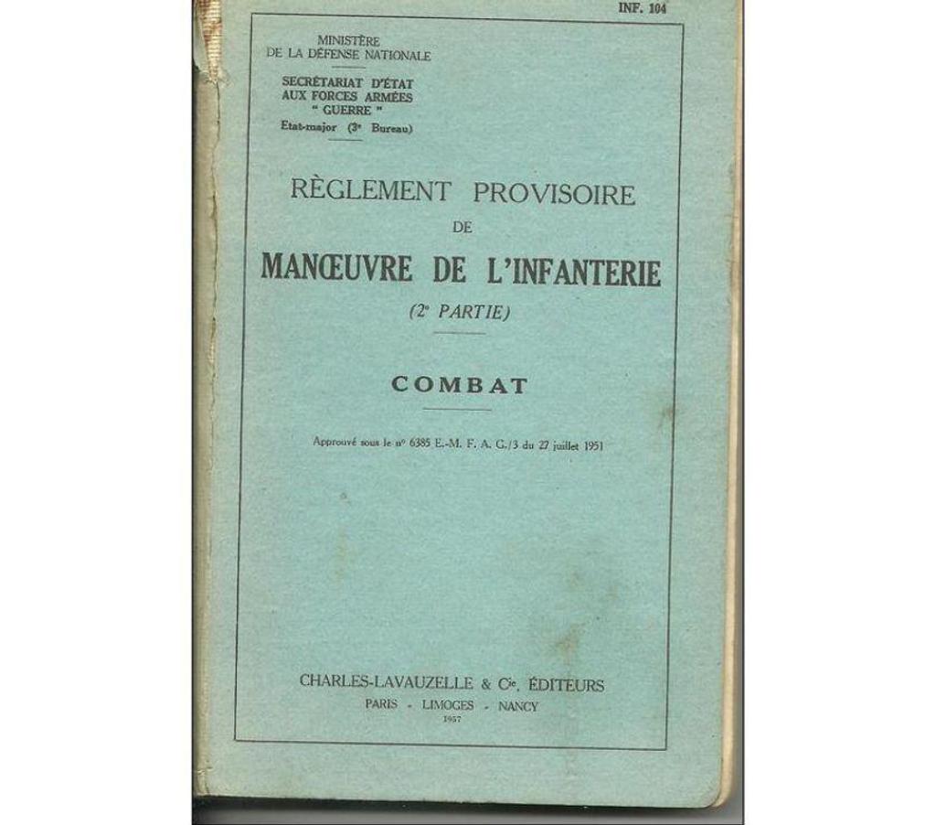 Livres occasion Tarn-et-Garonne Montauban - 82000 - Photos Vivastreet DEFENSE NATIONALE Reglement provisoire de manoeuvre de l'Inf