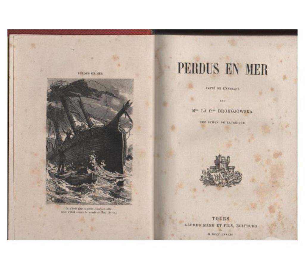 Livres occasion Tarn-et-Garonne Montauban - 82000 - Photos Vivastreet 1884 Perdus en mer Mme la Ctesse DROHOJOWSKA