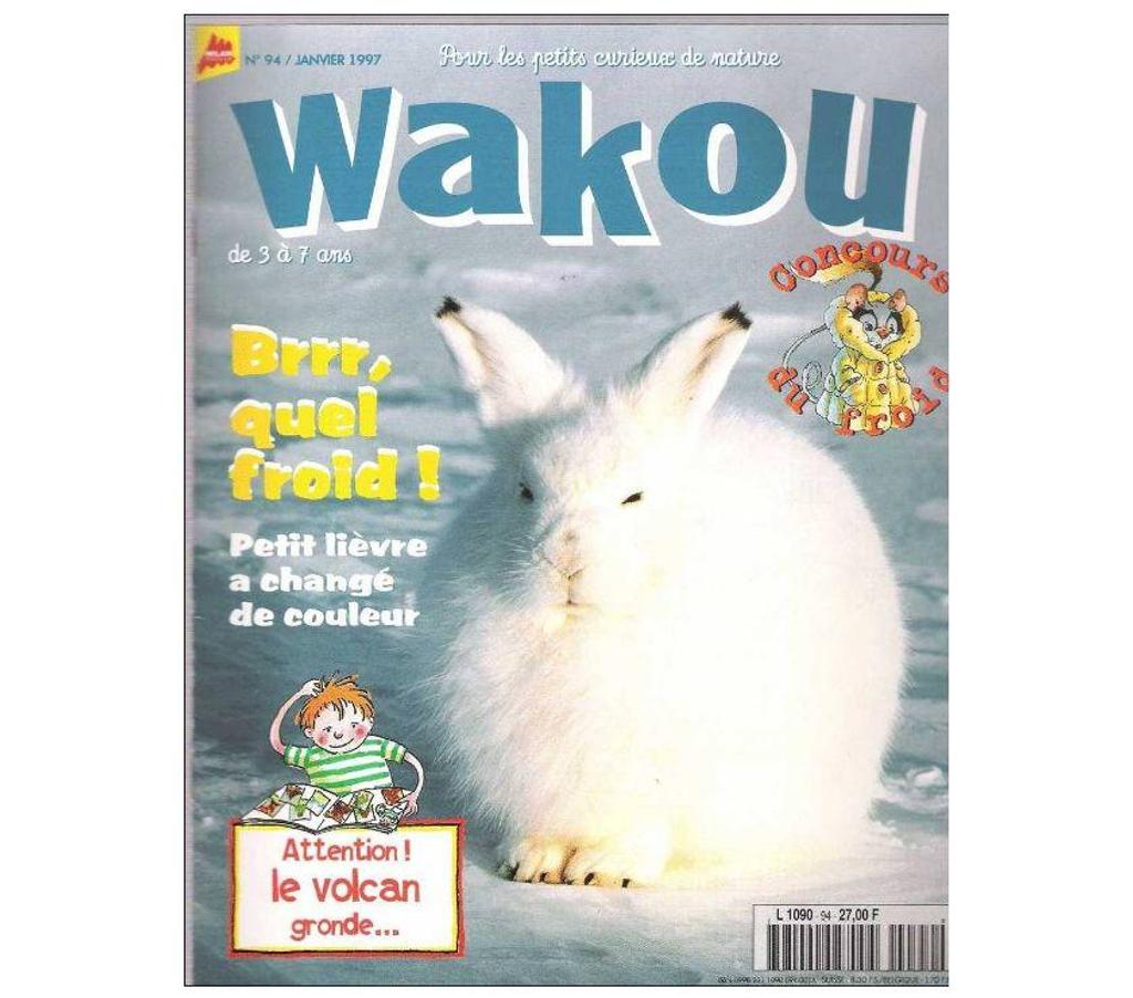Livres occasion Tarn-et-Garonne Montauban - 82000 - Photos Vivastreet WAKOU n°94 de janvier 1997 Petit lièvre, le volcan
