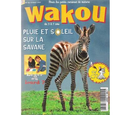Livres occasion Montauban Tarn-et-Garonne - Photos Vivastreet WAKOU n° 95 de février 1997 pluie et soleil sur la savane