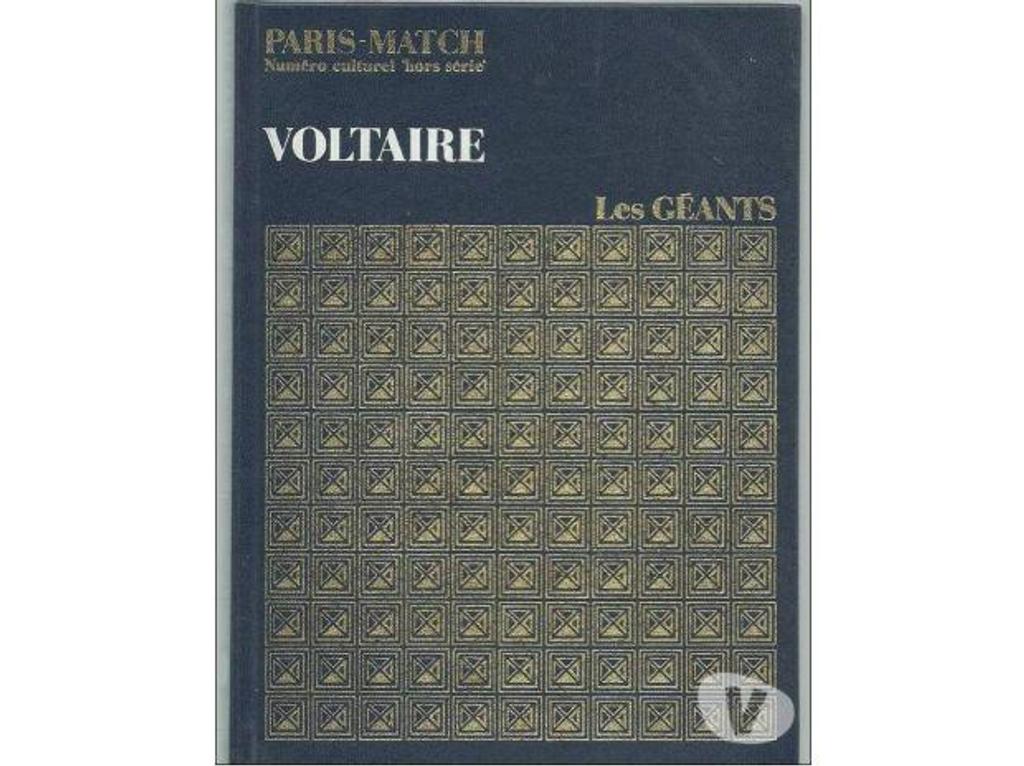 Livres occasion Tarn-et-Garonne Montauban - 82000 - Photos Vivastreet VOLTAIRE LES GEANTS par PARIS MATCH EDITION 1970
