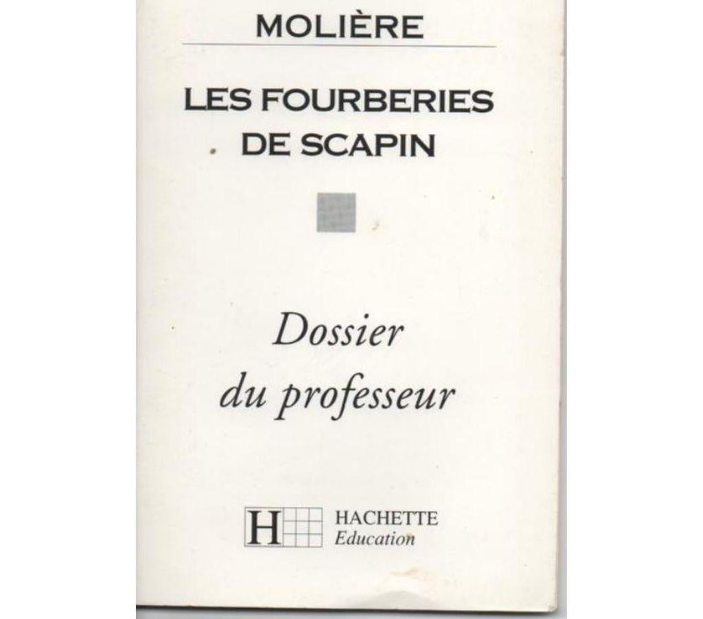 Livres occasion Tarn-et-Garonne Montauban - 82000 - Photos Vivastreet MOLIERE Les fourberies de SCAPIN - Dossier du professeur